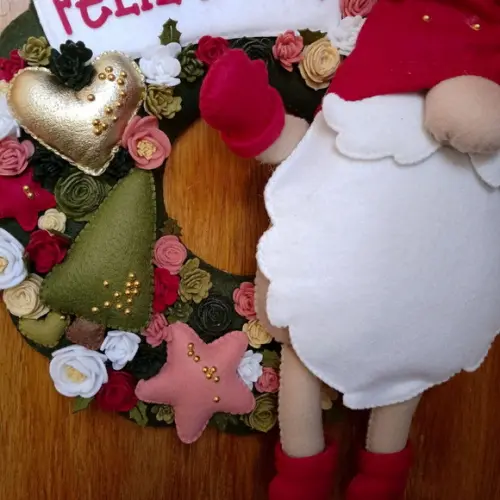 Guirlanda de Natal Gnomo