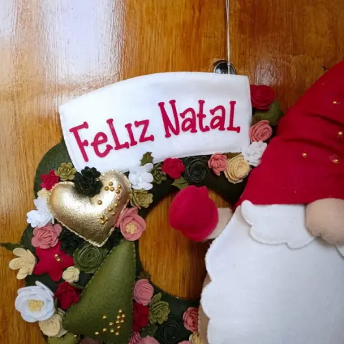 Guirlanda de Natal Gnomo