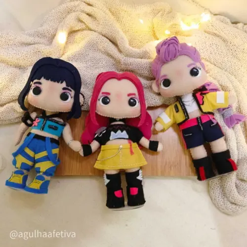 Kit Bonecas Guerreiras do Kpop