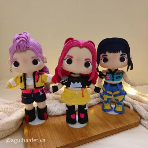 Kit Bonecas Guerreiras do Kpop