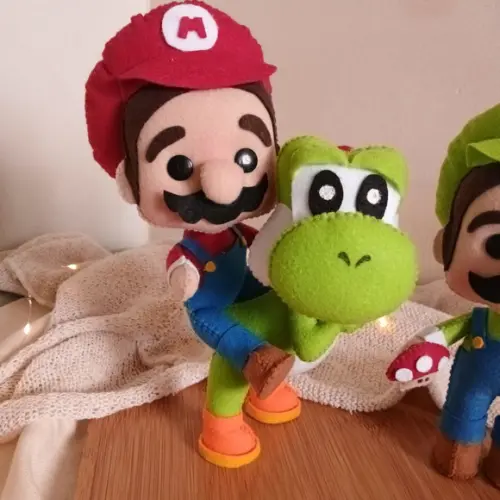 Kit Bonecos Mario Bros