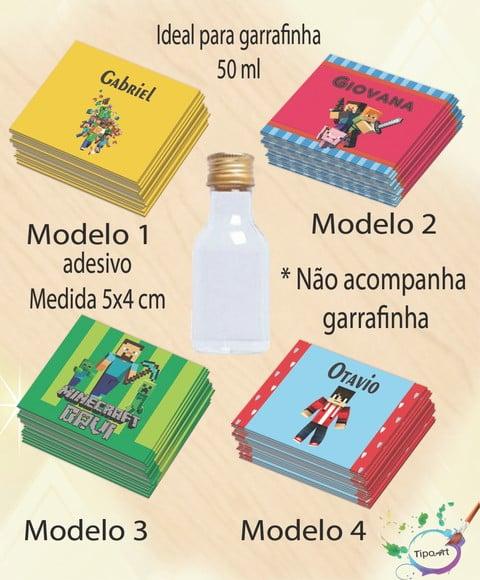 7adesivo Garrafinha-minecraft