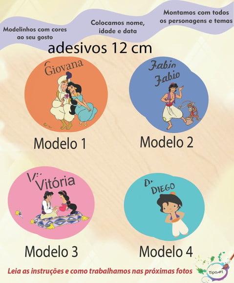 Adesivo 12 Cm-aladim