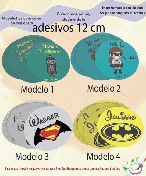 Adesivo 12 Cm-batman
