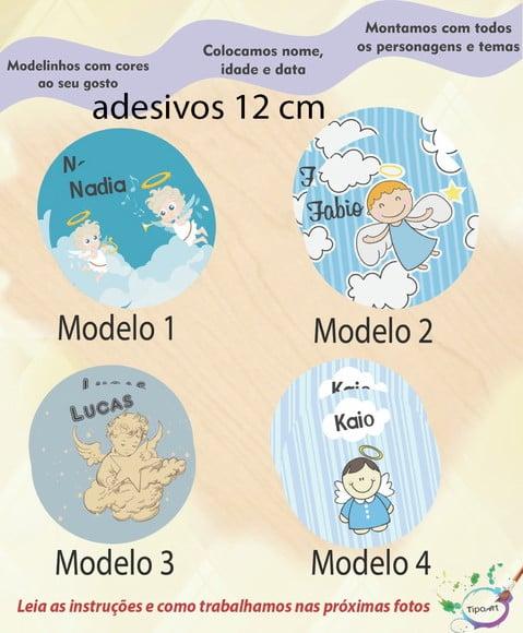 Adesivo 12 Cm-batizado