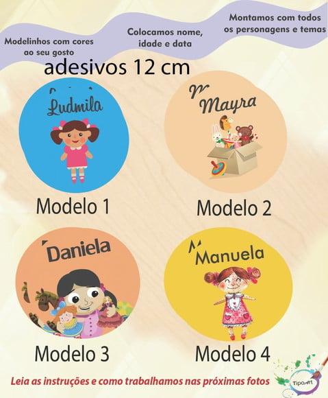 Adesivo 12 Cm-boneca