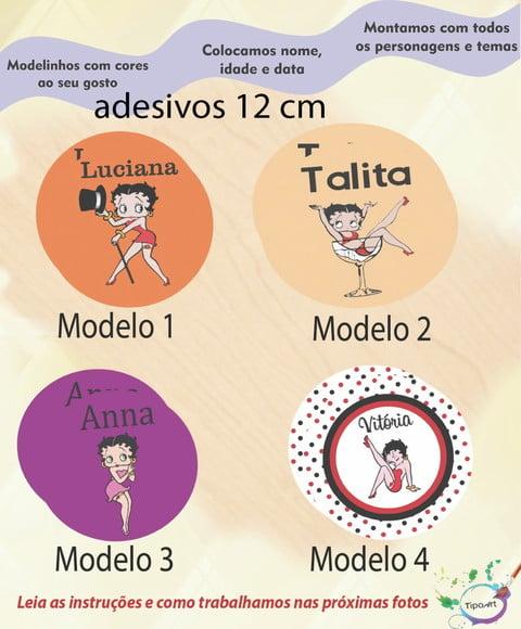 Adesivo 12 Cm-betty Boop