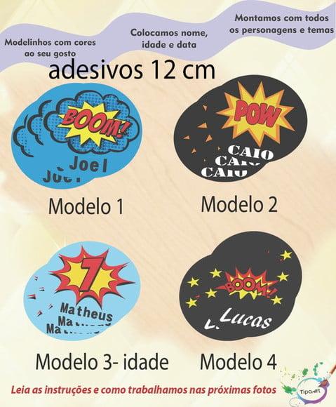 Adesivo 12 Cm-bomba