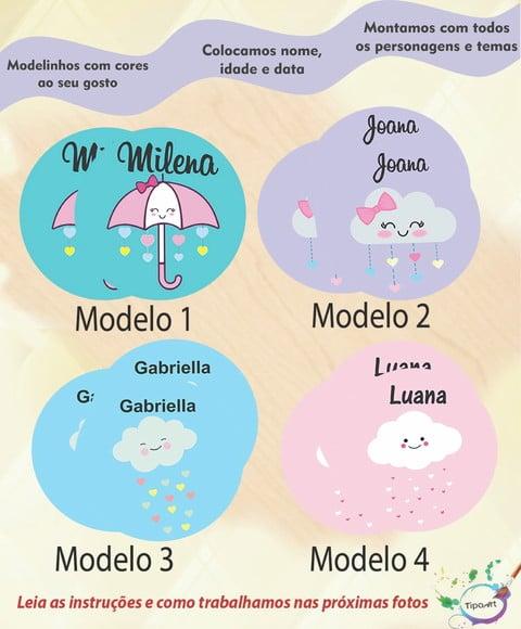 Adesivo 12 Cm-chuva de Amor