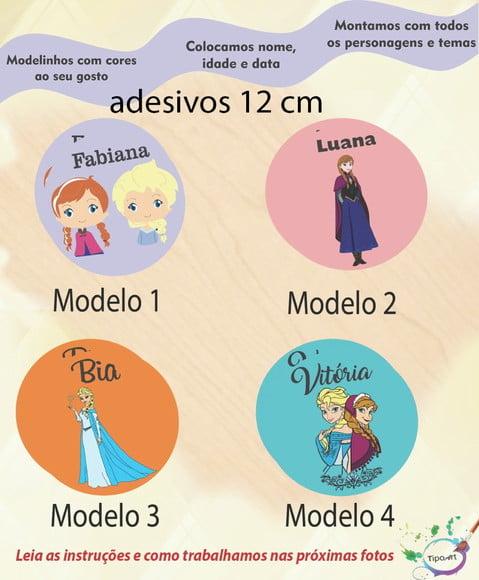 Adesivo 12 Cm-frozen