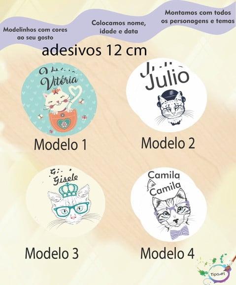 Adesivo 12 Cm-gatinho