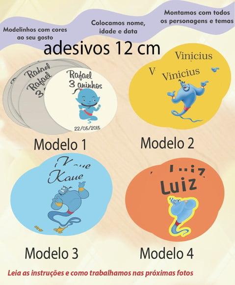 Adesivo 12 Cm-genio