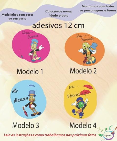 Adesivo 12 Cm-grilo Falante