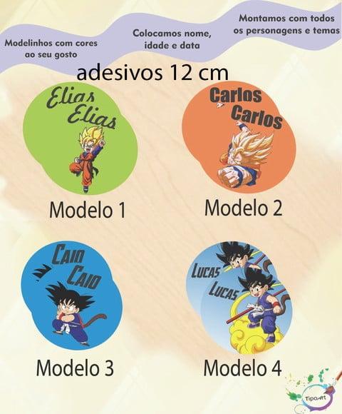 Adesivo 12 Cm-goku