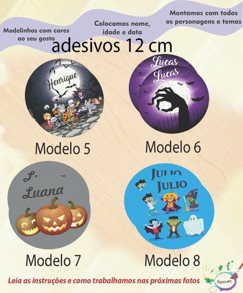 Adesivo 12 Cm-halloween#2
