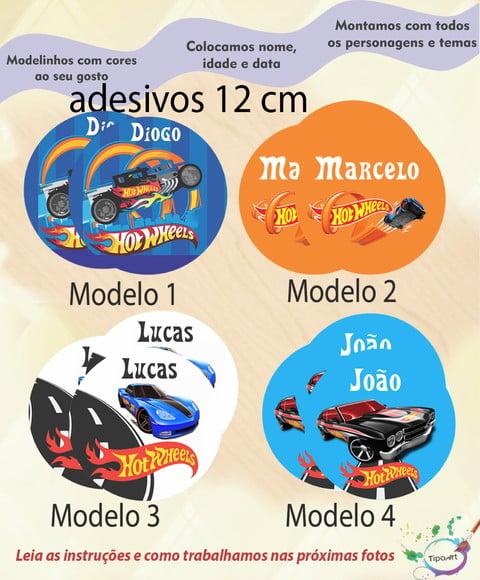 Adesivo 12 Cm-hot Whells