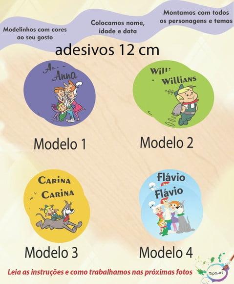 Adesivo 12 Cm-jetsons