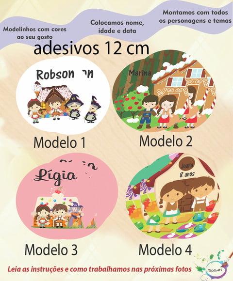 Adesivo 12 Cm-joão e Maria