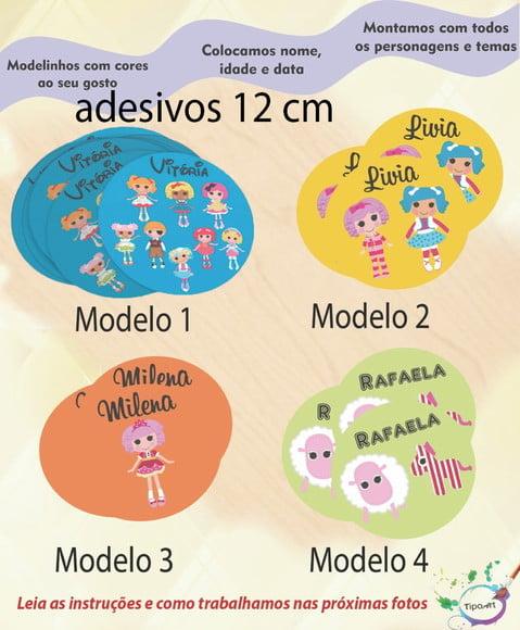 Adesivo 12 Cm-lalaloopsy