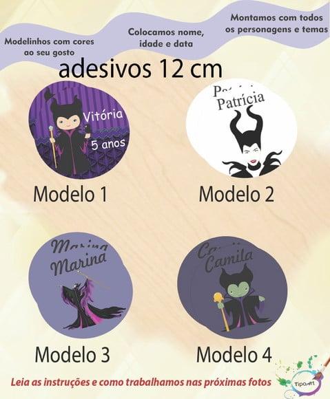 Adesivo 12 Cm-malevola