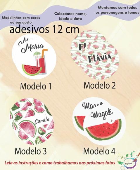 Adesivo 12 Cm-melancia