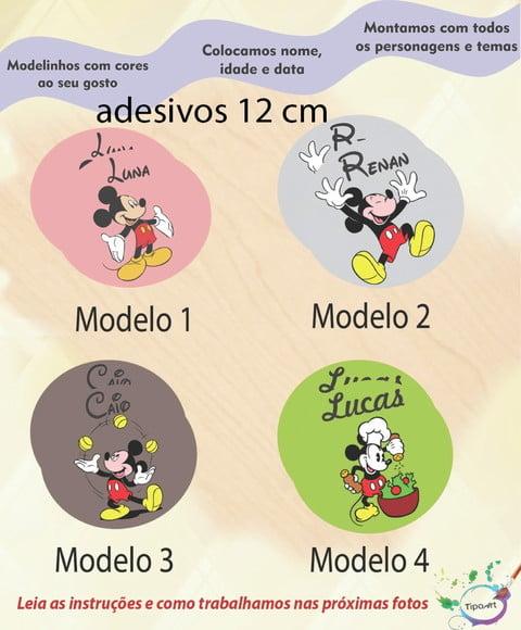 Adesivo 12 Cm-mickey