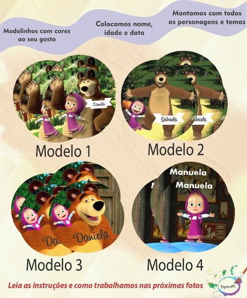 Adesivo 12 Cm-masha