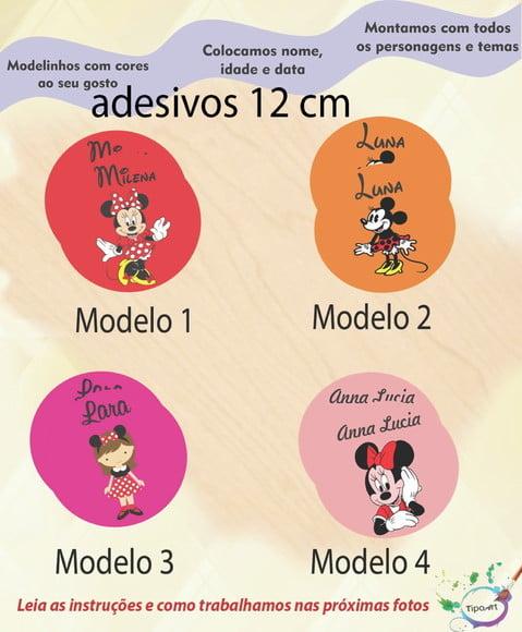 Adesivo 12 Cm-minnie