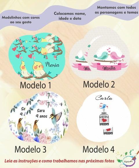 Adesivo 12 Cm-pássaros