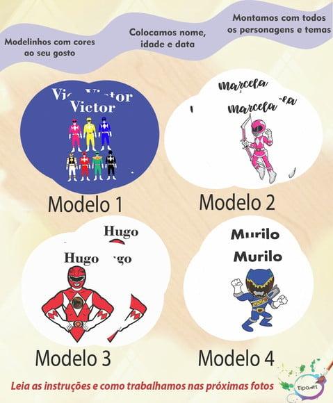 Adesivo 12 Cm-pawer Ranger