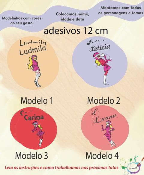 Adesivo 12 Cm-penelope Charmosa