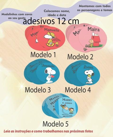 Adesivo 12 Cm-snoopy