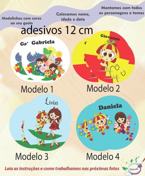 Adesivo 12 Cm-sitio do Pica Pau Amarelo