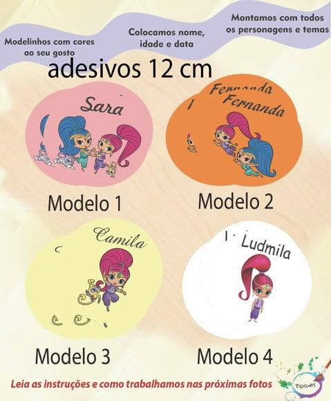 Adesivo 12 Cm-shimmer Shine