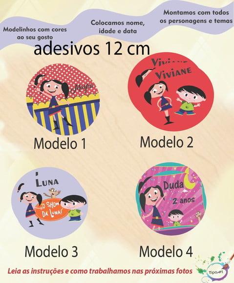 Adesivo 12 Cm-show da Luna