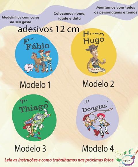 Adesivo 12 Cm-toy Story