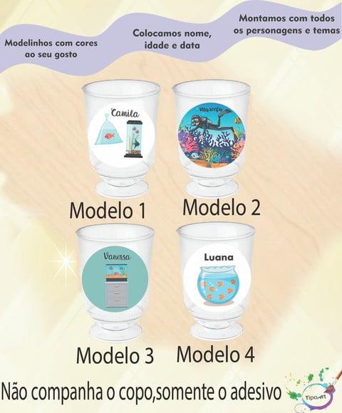Adesivo 3,5 Cm- Aquário