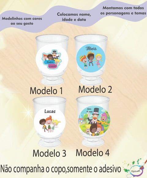 Adesivo 3,5 Cm- Mundo Bita
