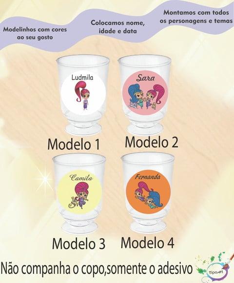 Adesivo 3,5 Cm- Shimmer Shine