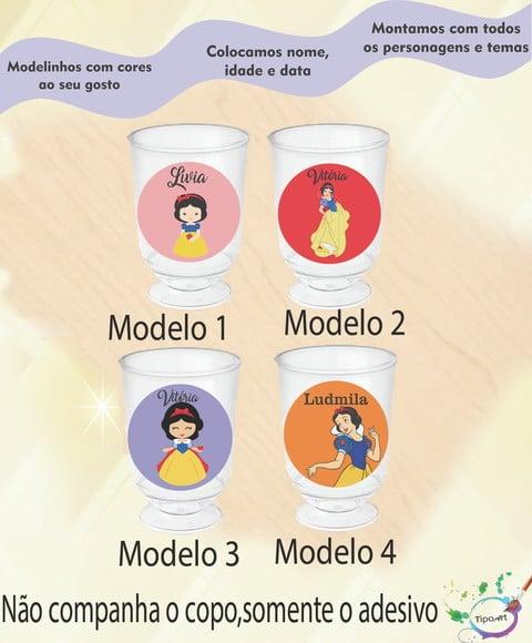 Adesivo 3,5 Cm-branca de Neve