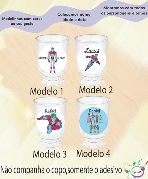 Adesivo 3,5 Cm-capitão Planeta