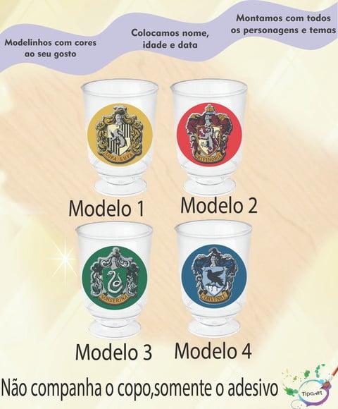 Adesivo 3,5 Cm-brasões Harry Potter