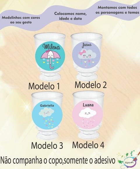 Adesivo 3,5 Cm-chuva de Amor