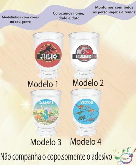 Adesivo 3,5 Cm-dinossauros