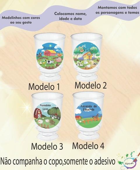 Adesivo 3,5 Cm-fazendinha