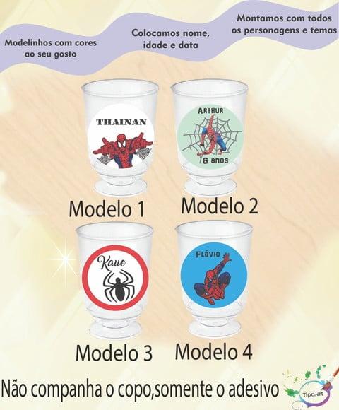 Adesivo 3,5 Cm-homem Aranha