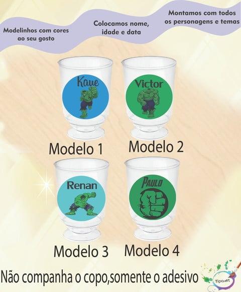 Adesivo 3,5 Cm-hulk