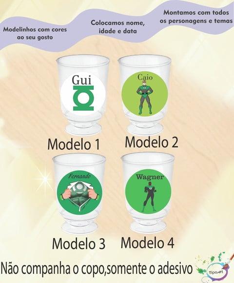 Adesivo 3,5 Cm-lanterna Verde