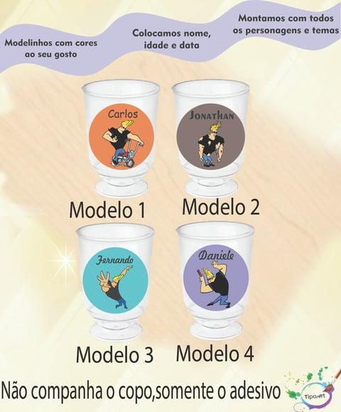 Adesivo 3,5 Cm-johnny Bravo
