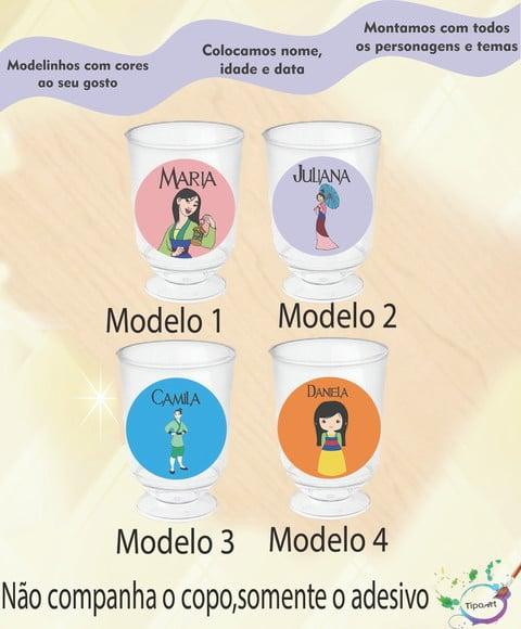 Adesivo 3,5 Cm-mulan